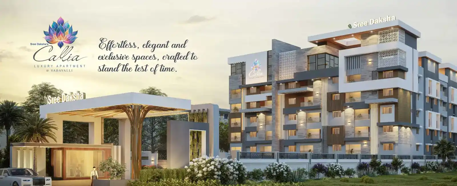 Front view of Callia apartment