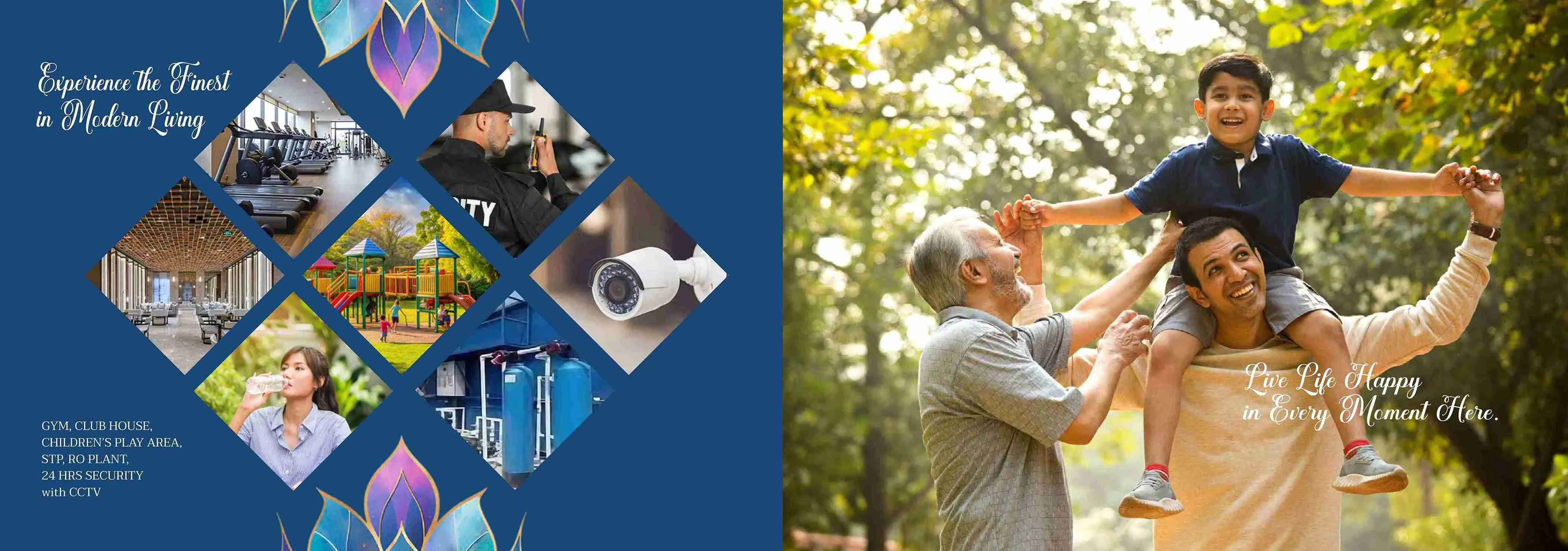 modern amenities and happy family lifestyle