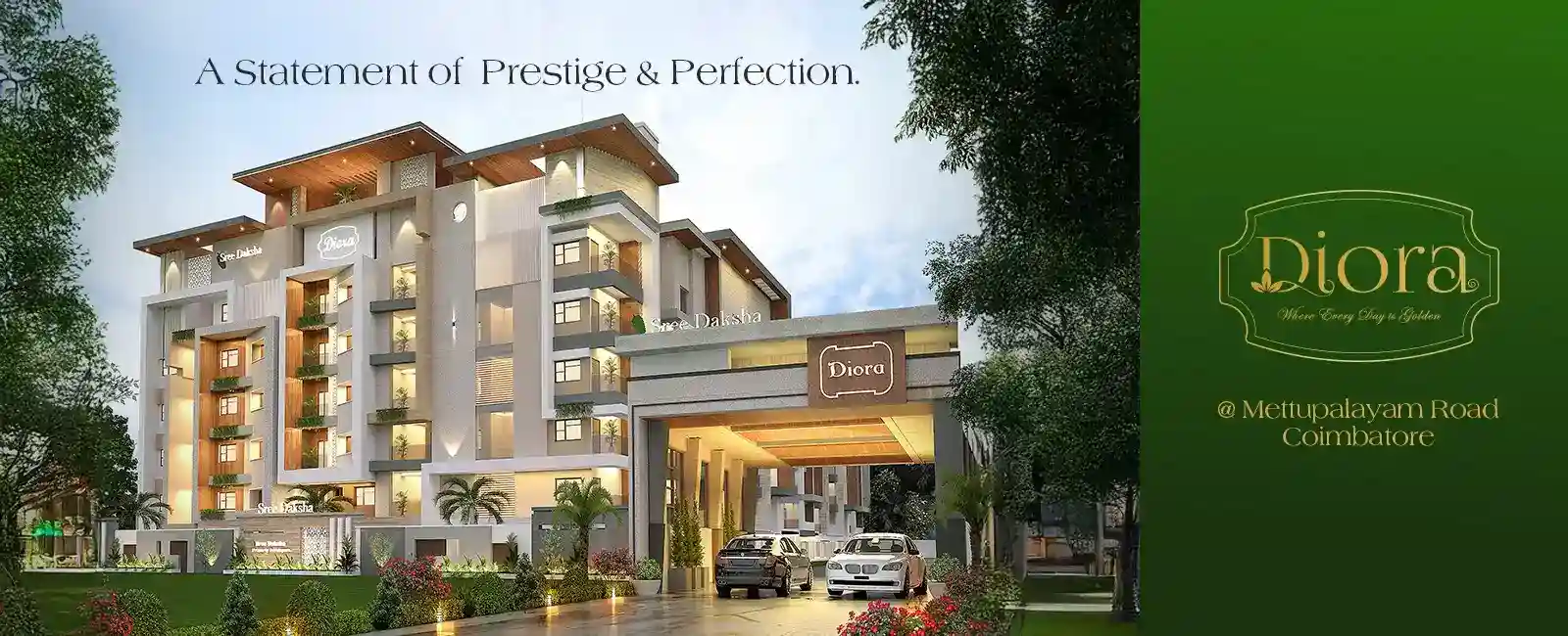 Diora apartment front view image