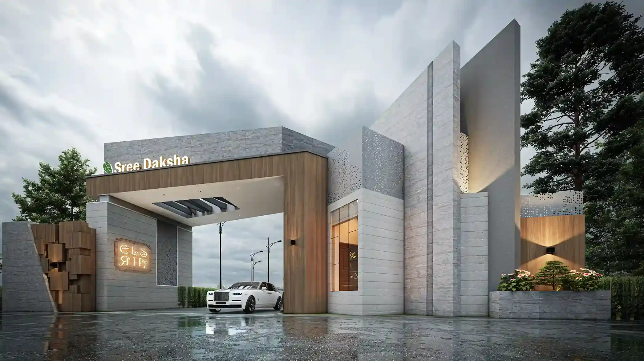 Elsria villas entrance