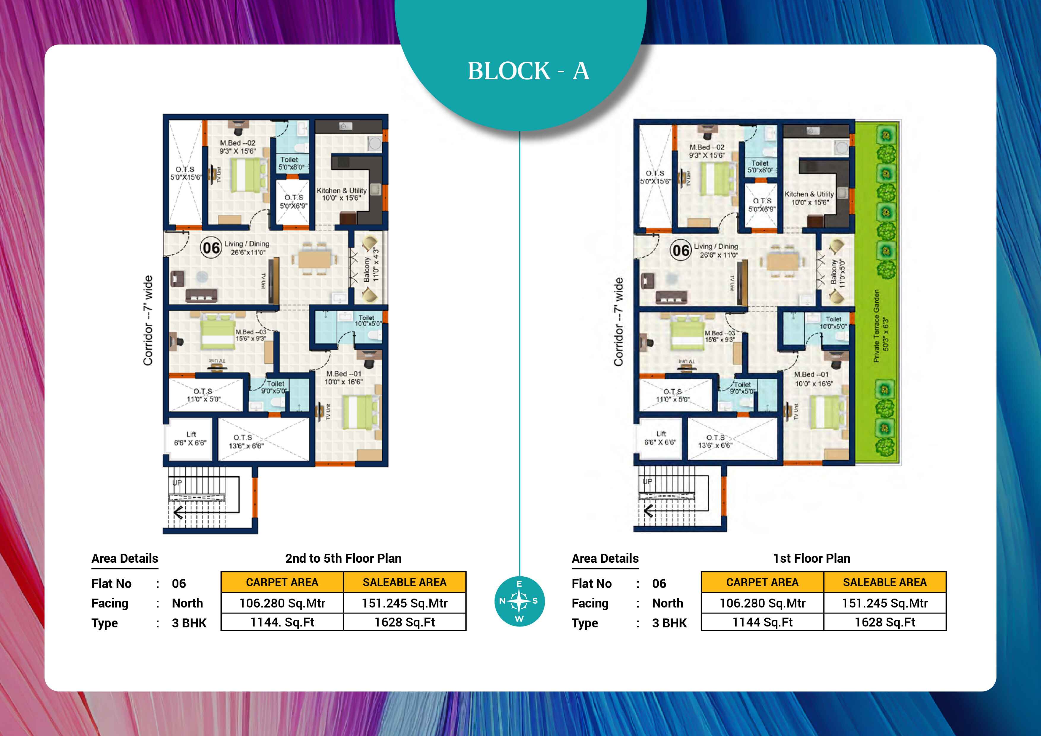 Ilaria Block A4 floor plan layout