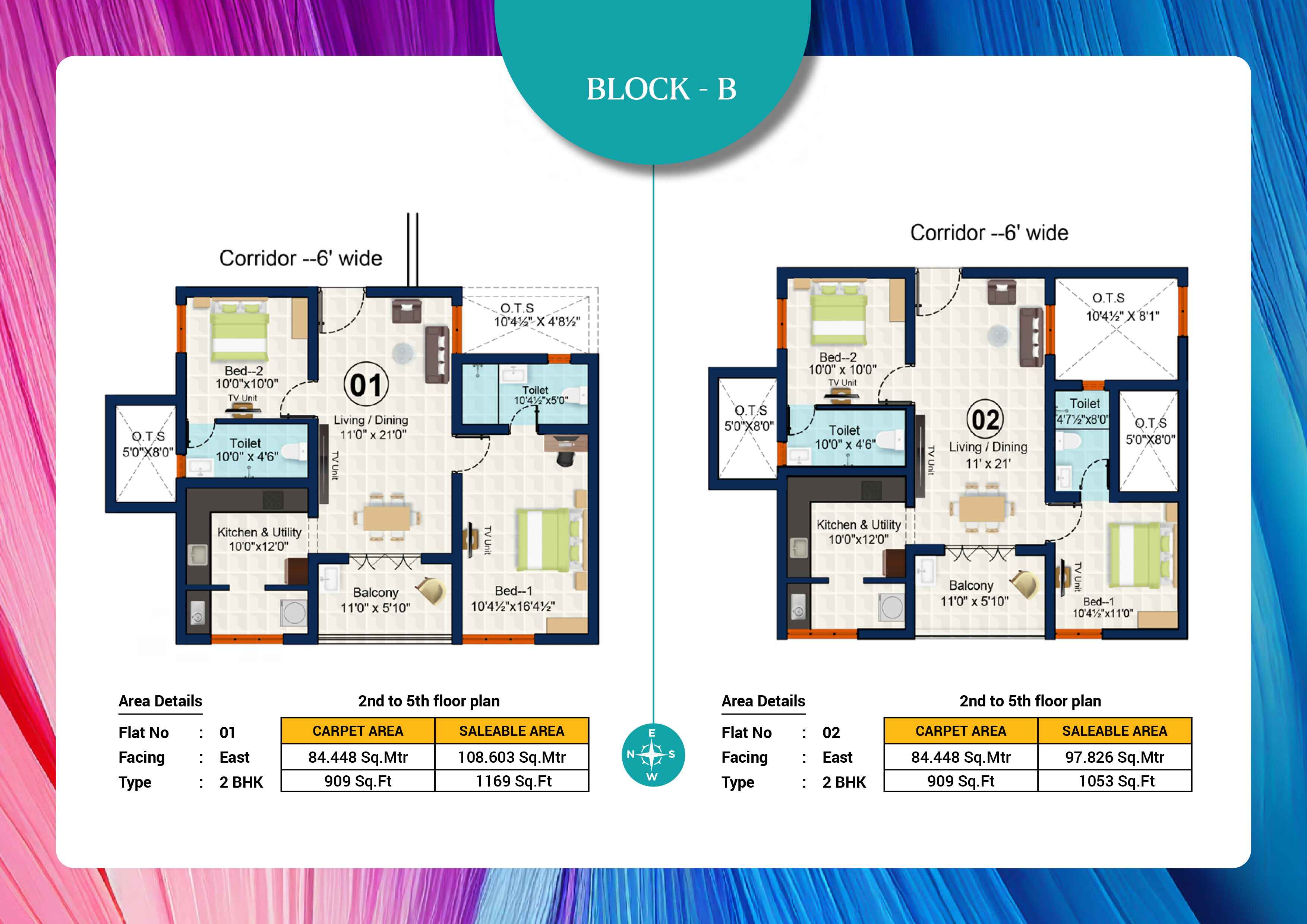 Ilaria Block B1 floor plan layout