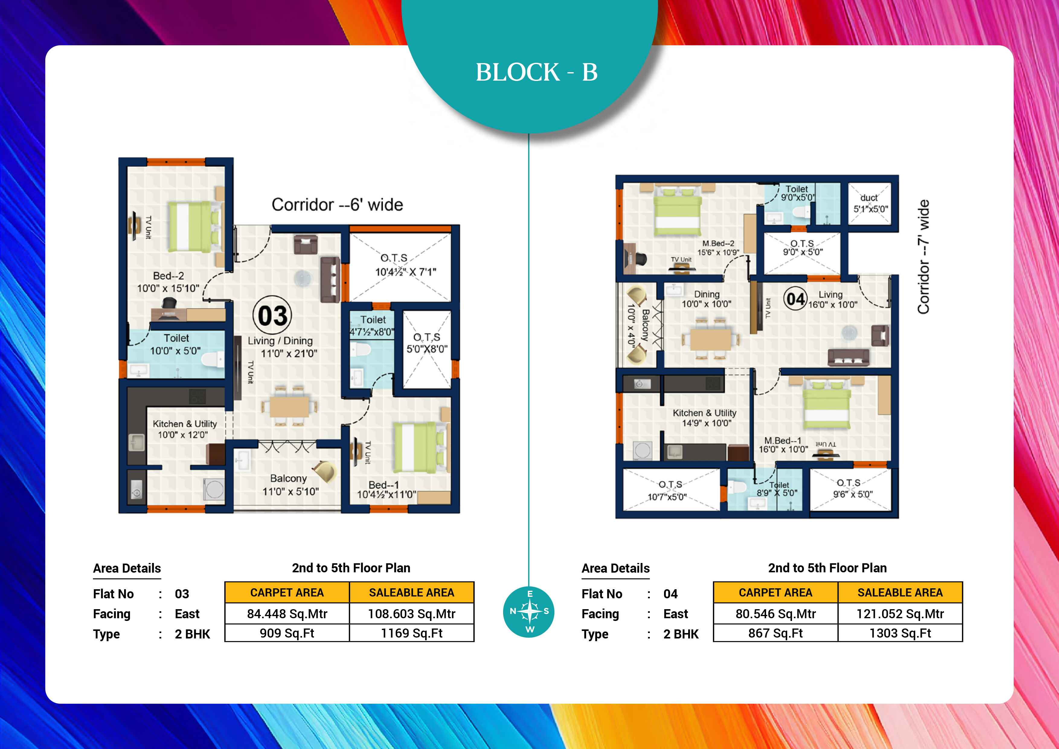 Ilaria Block B2 floor plan layout