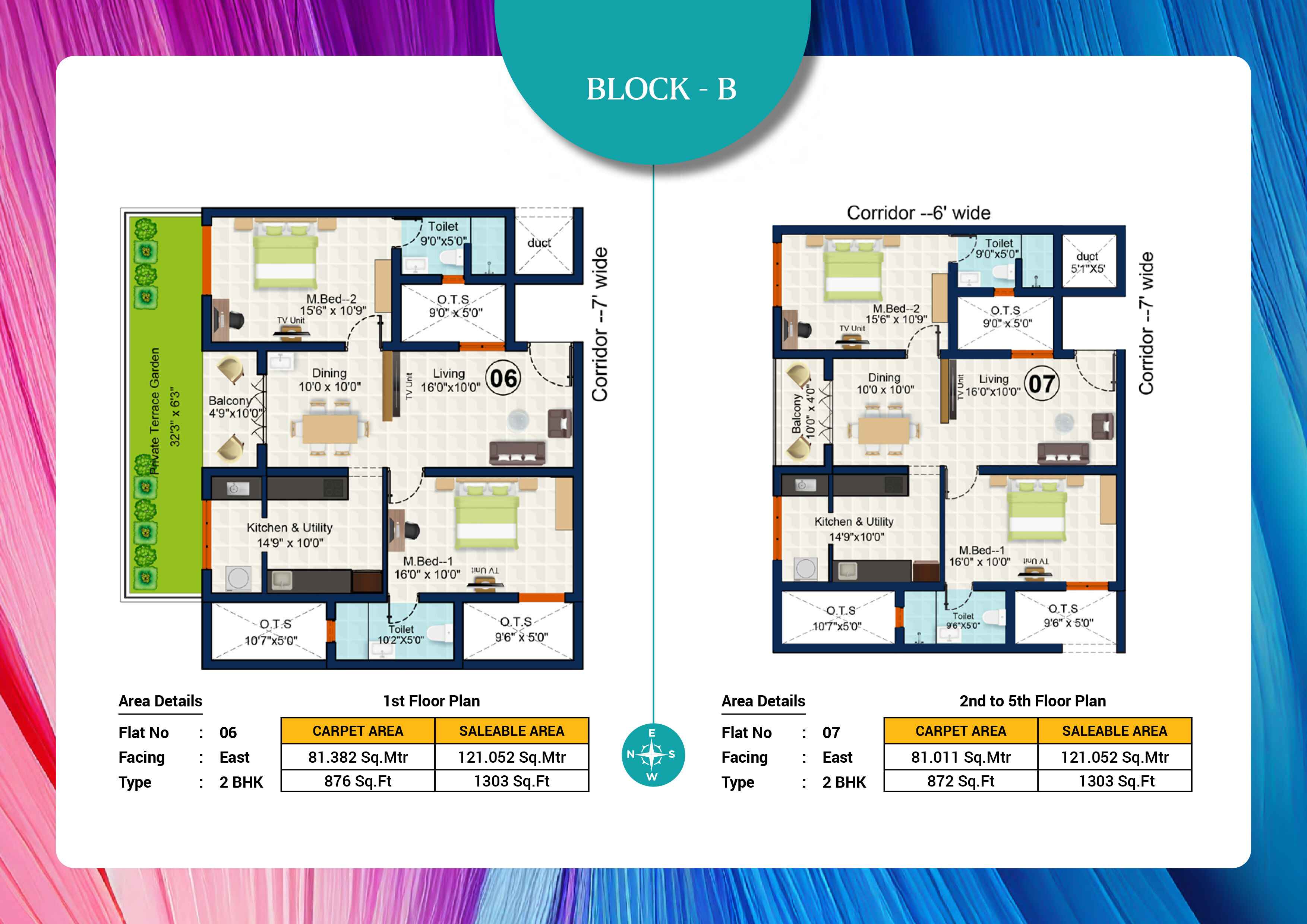 Ilaria Block B5 floor plan layout