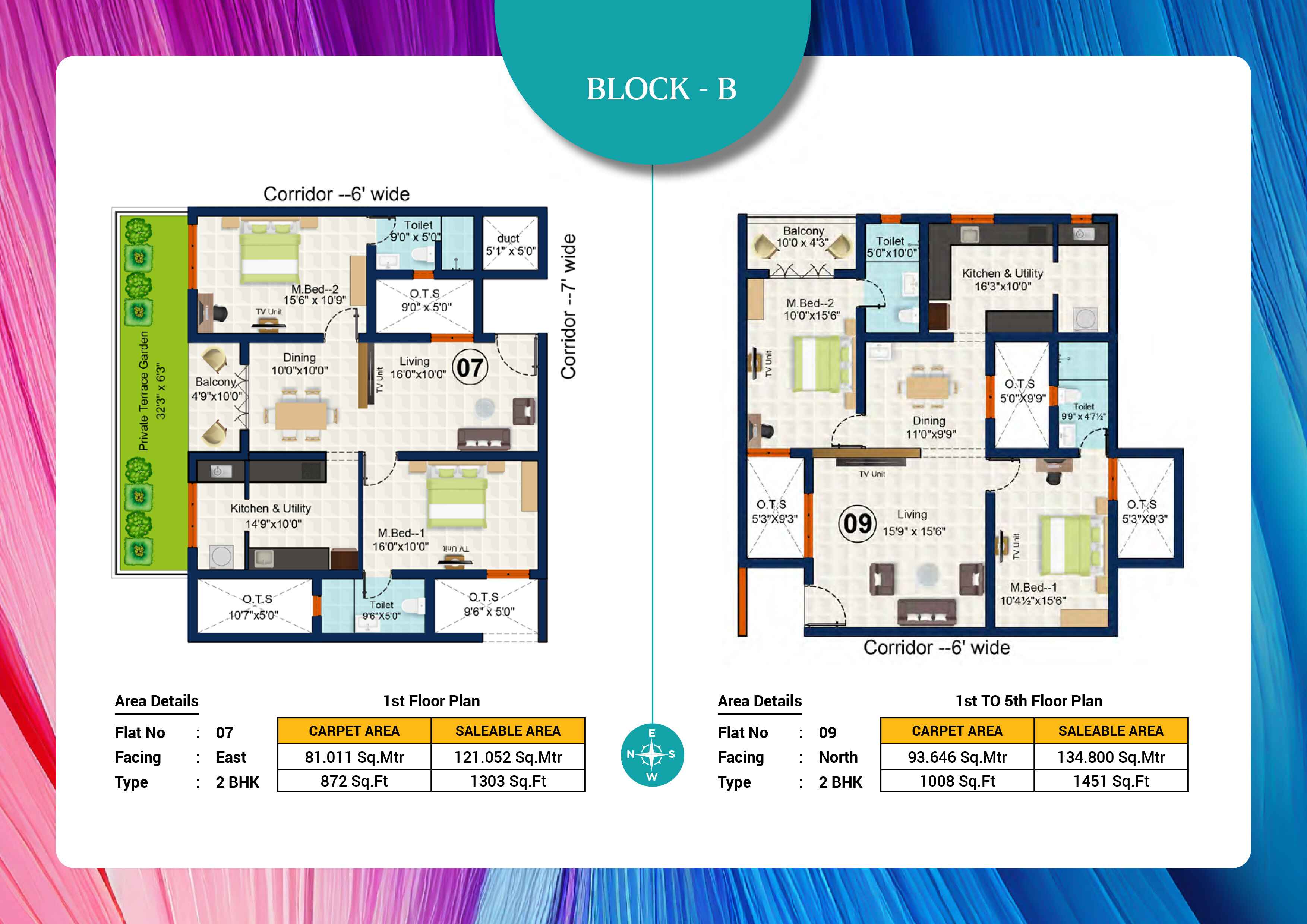 Ilaria Block B6 floor plan layout