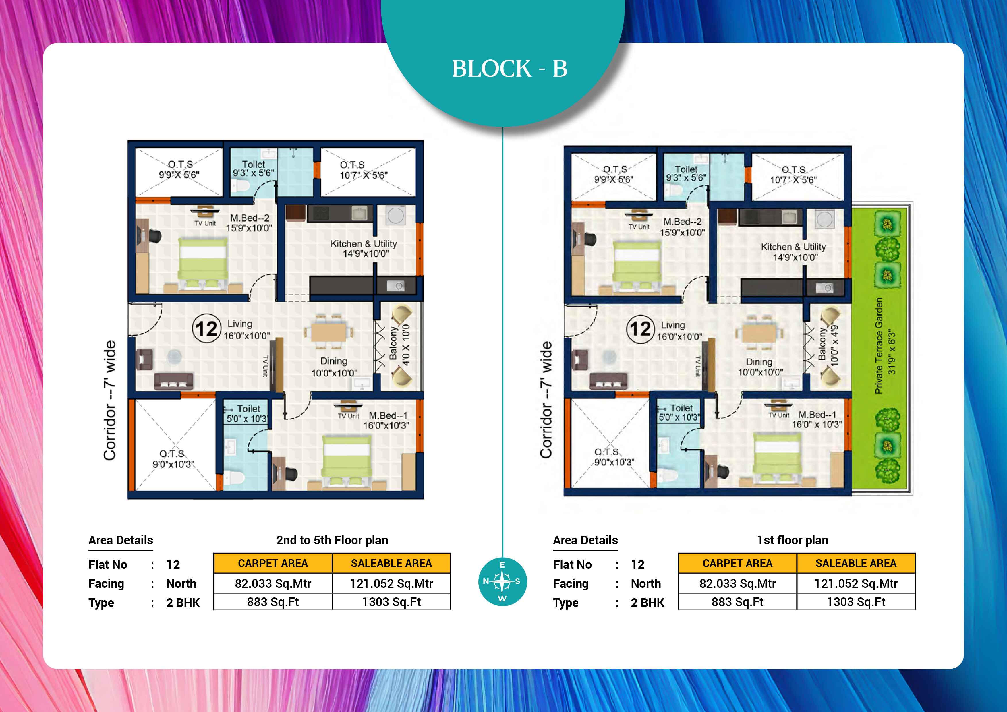 Ilaria Block B8 floor plan layout
