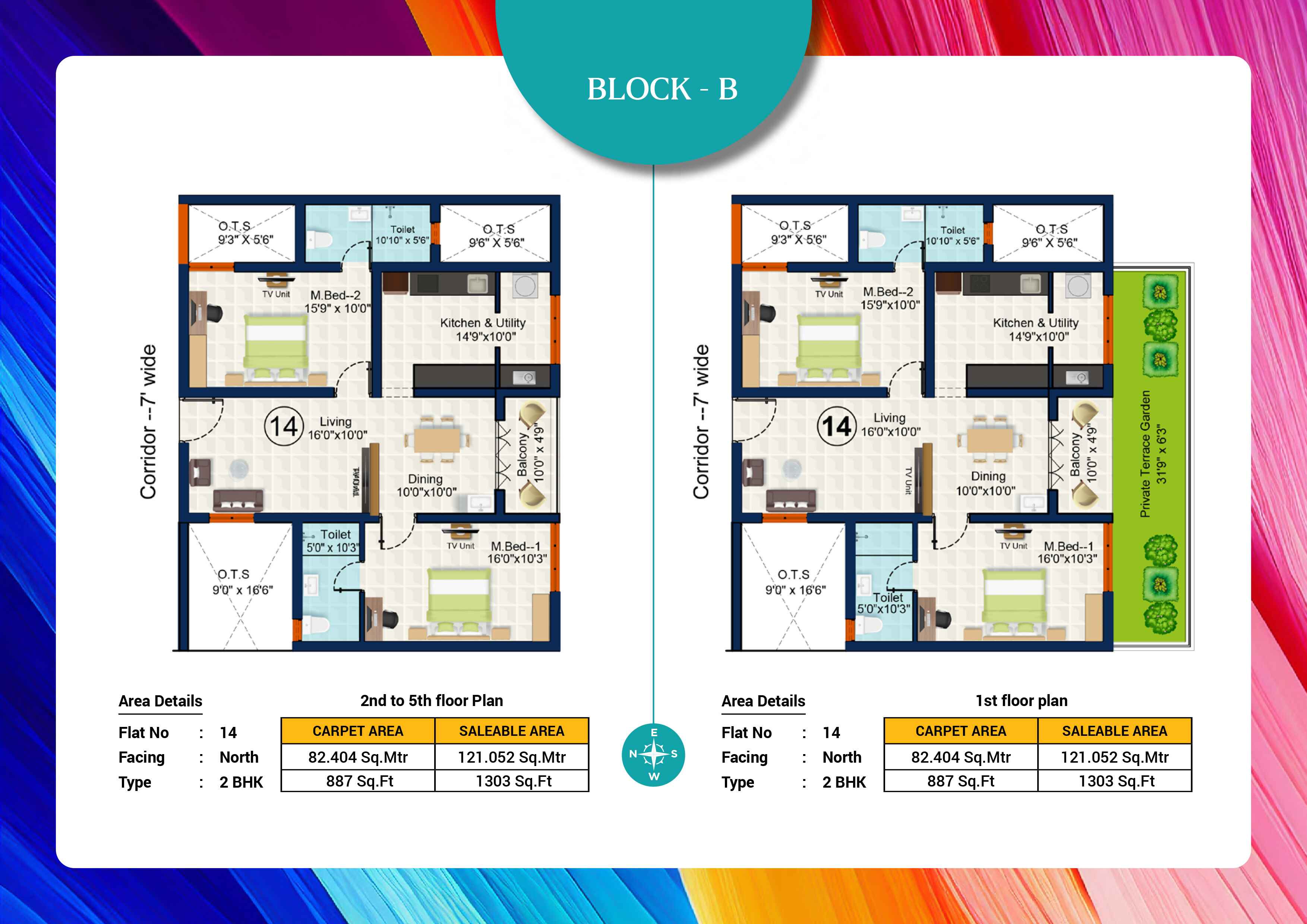 Ilaria Block B9 floor plan layout