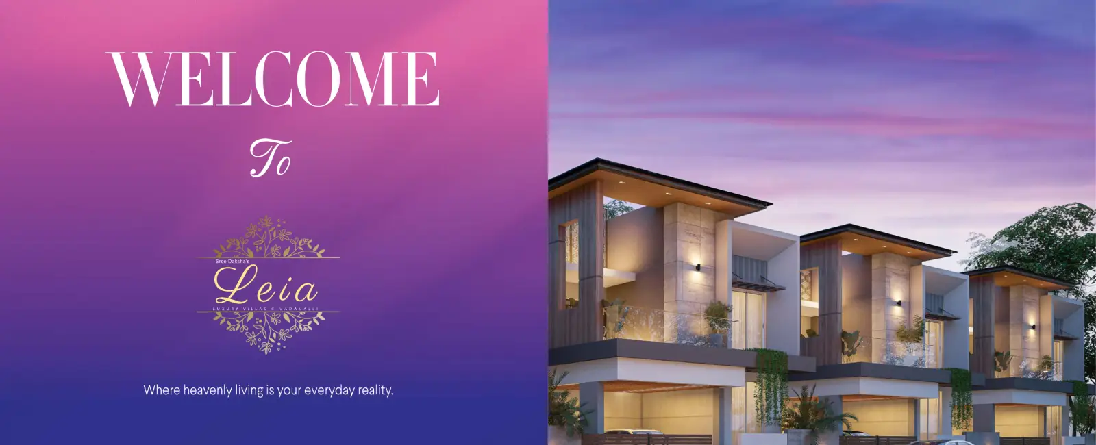 Leia villa banner