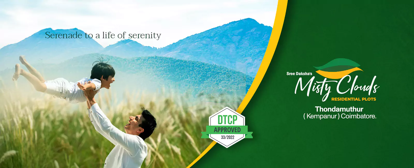Banner of Misty Clouds residential plots in thondamuthur