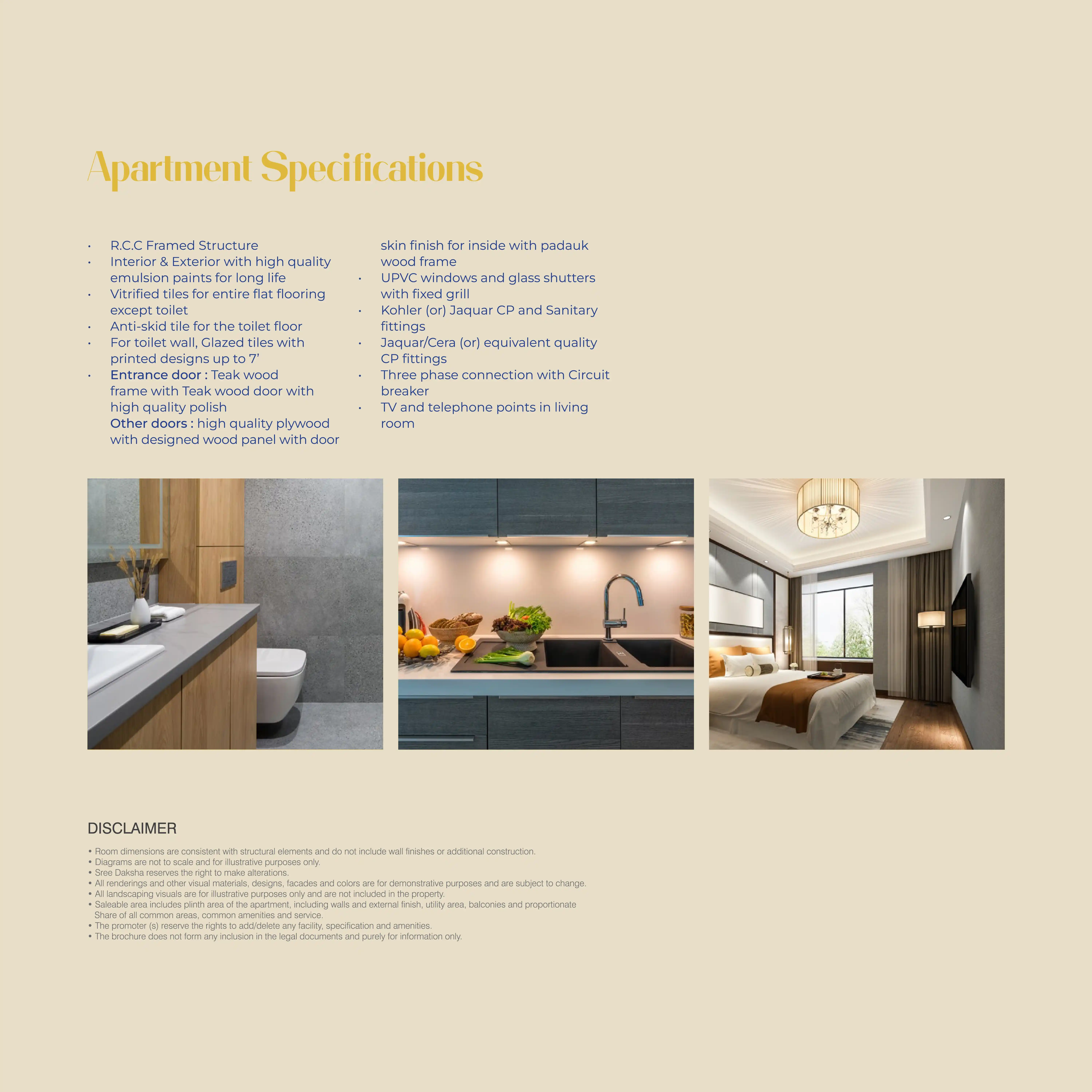 Apartments Specifications of Nefeli Apartment